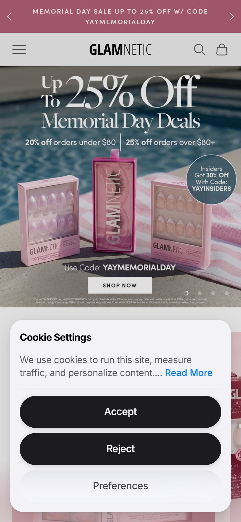 Glamnetic â€” Mobile