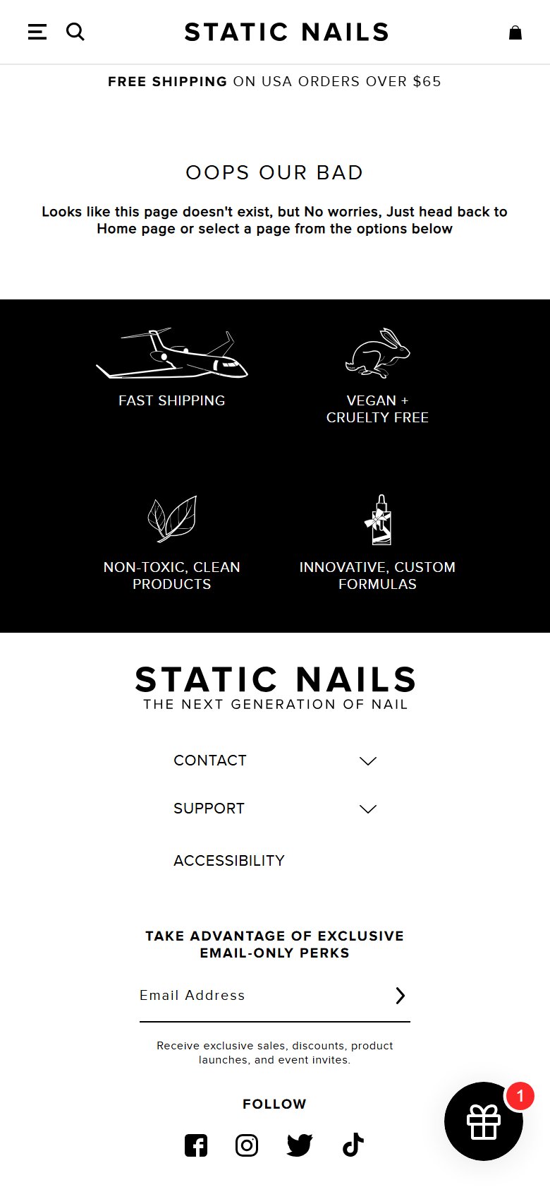 Static Nails â€” BNPL on PDP